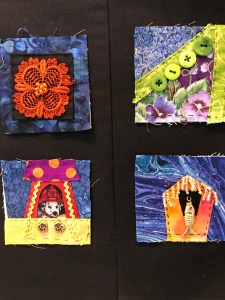 Four Little Art quilts